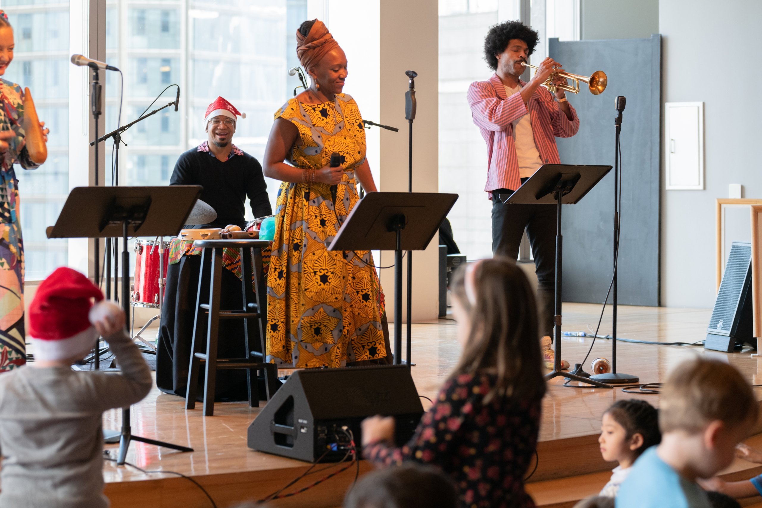 Live jazz performance for WeBop, Jazz at Lincoln Center’s award-winning early-childhood education program